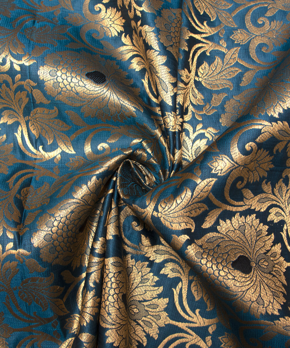 Banarasi Brocade Silk Blouse Skirt Saree Material Shopping Fabric Online At Fabric Dekho