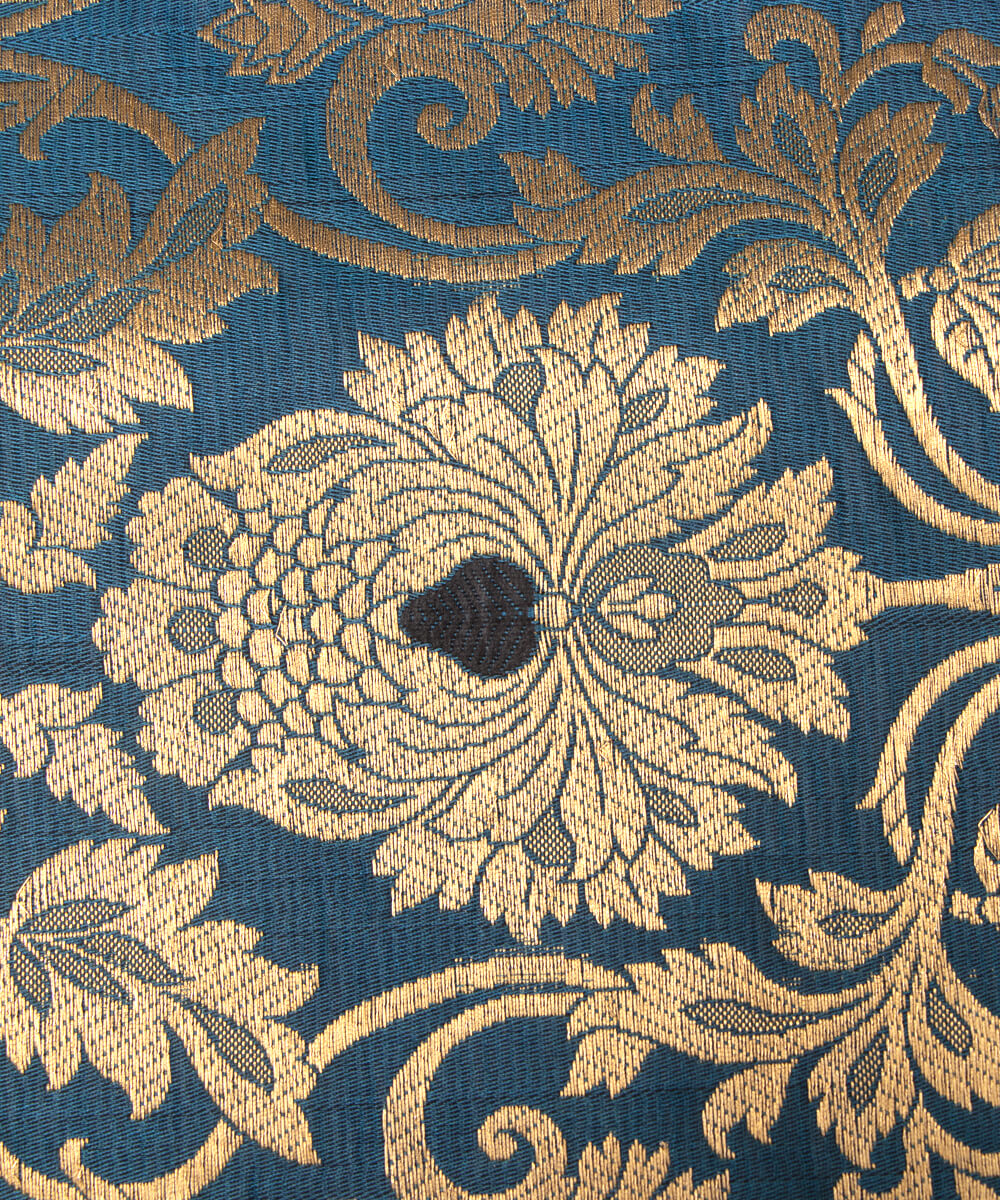 Banarasi Brocade Silk Blouse Skirt Saree Material Shopping Fabric Online At Fabric Dekho