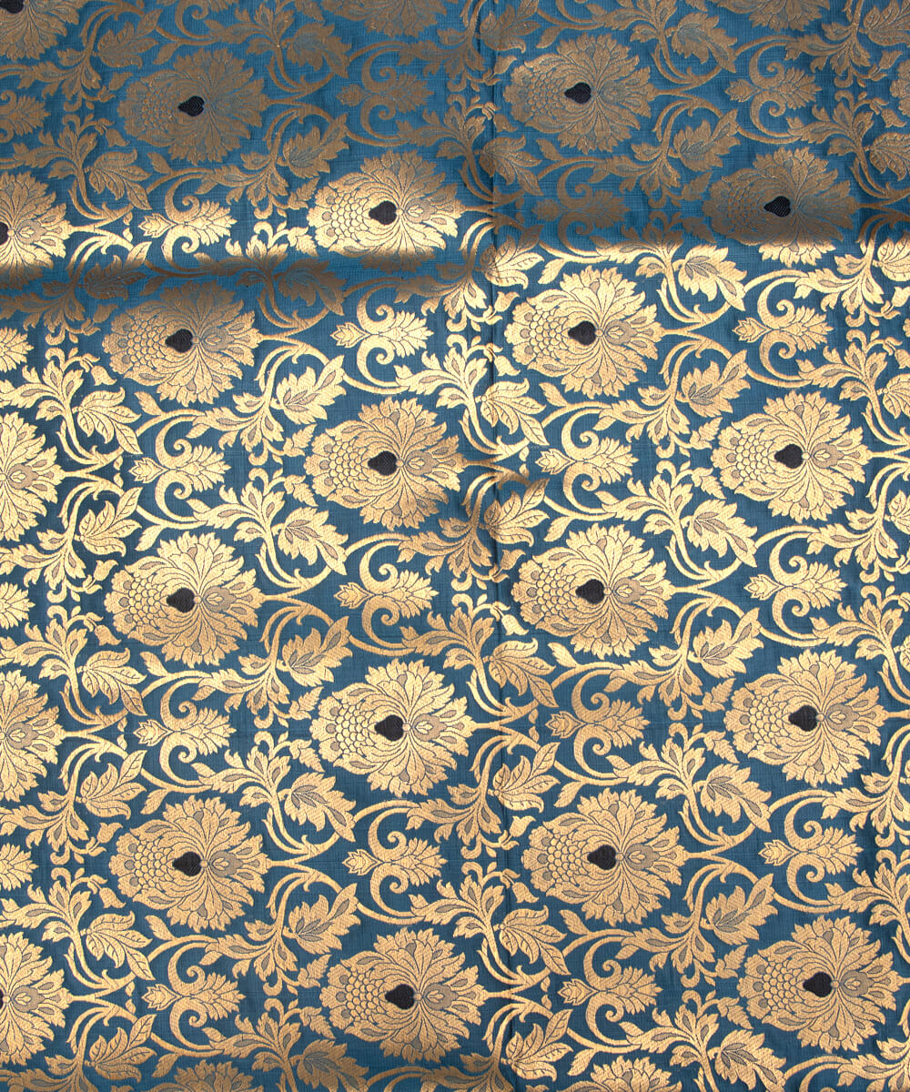 Banarasi Brocade Silk Blouse Skirt Saree Material Shopping Fabric Online At Fabric Dekho