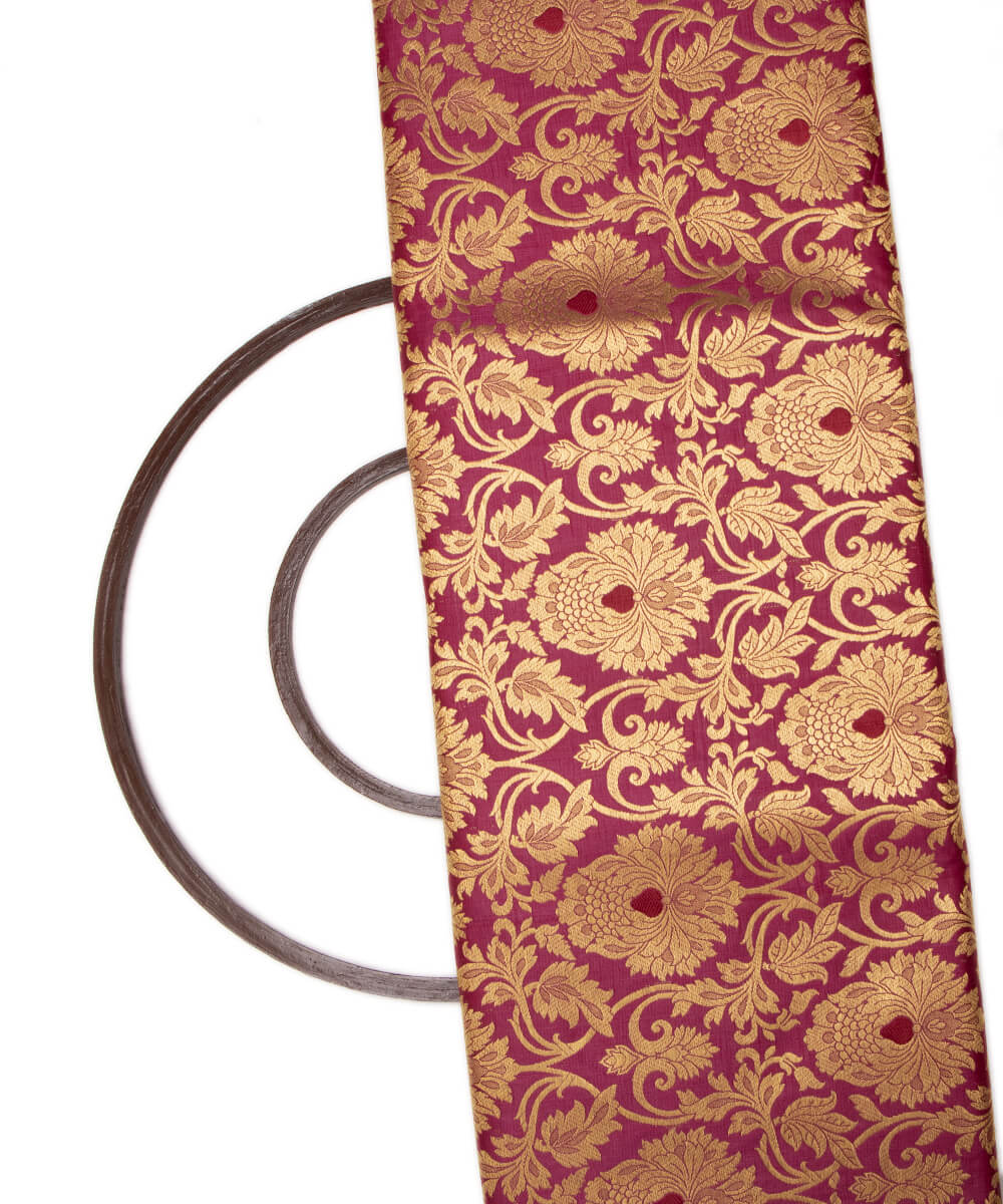 Shop Brocade Silk Fabric Online At Fabric Dekho