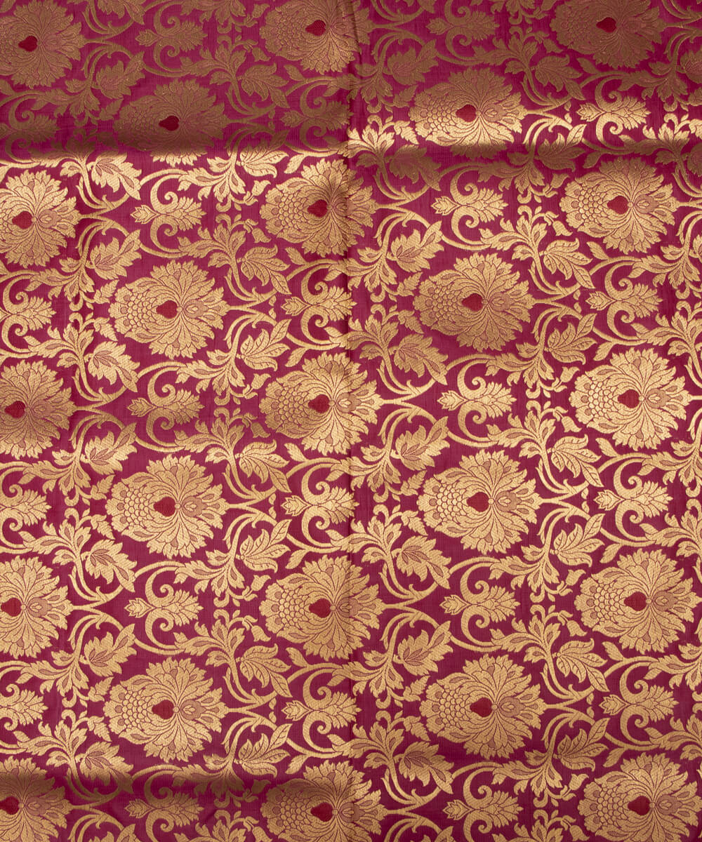 Shop Brocade Silk Fabric Online At Fabric Dekho