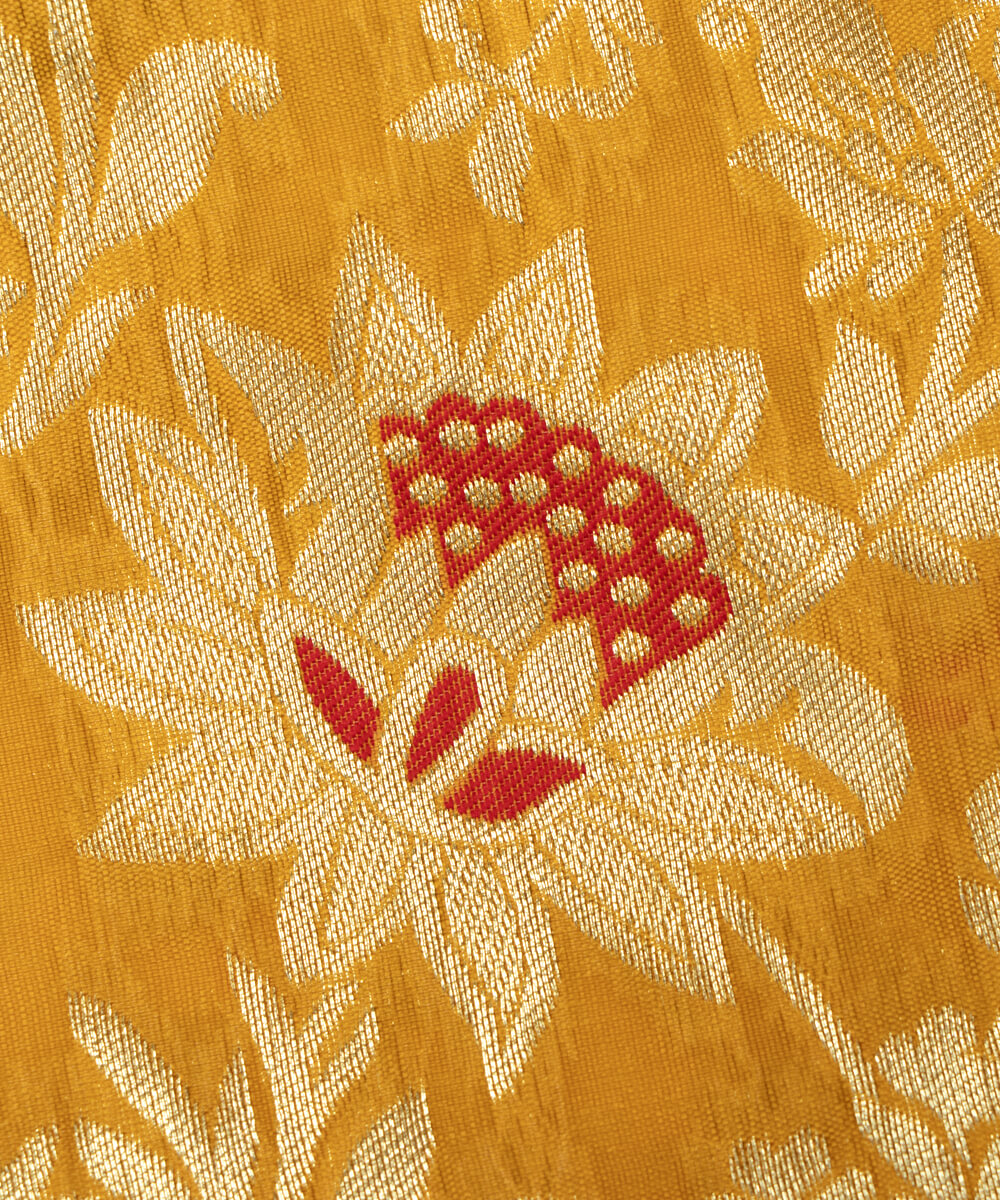 Banarasi Silk Fabric Blouse Pattu Pavada Online At Fabric Dekho