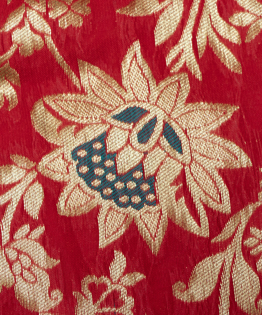 Banarasi Silk Fabric Blouse Pattu Pavada Online At Fabric Dekho