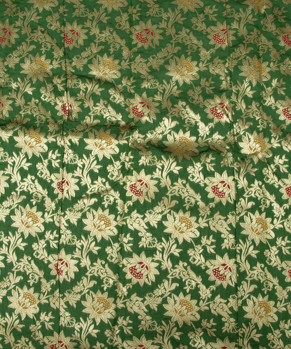Banarasi Silk Fabric Blouse Pattu Pavada Online At Fabric Dekho