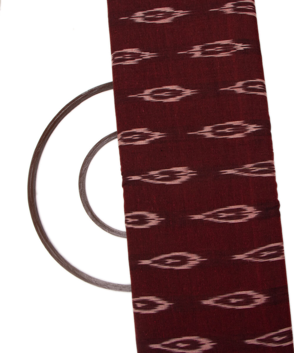 Weaved Ikat Cotton Handloom Fabrics Online Fabric