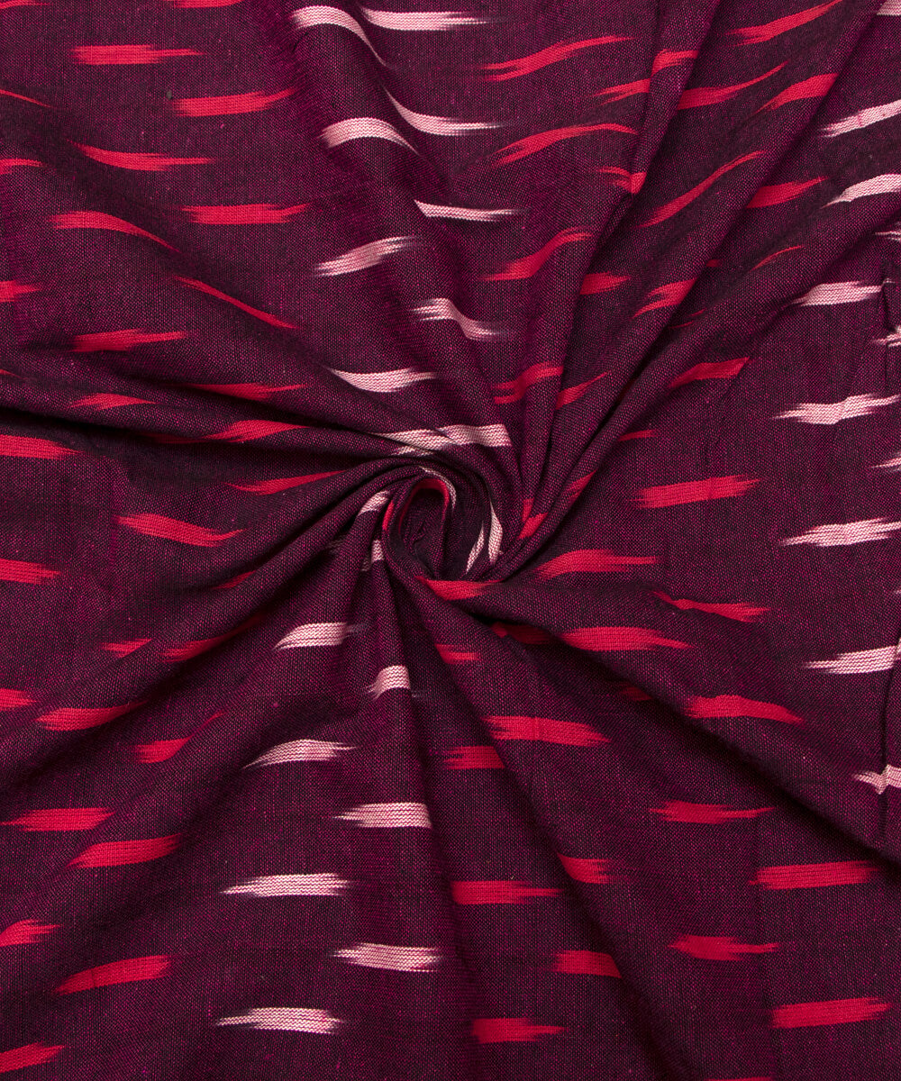 Weaved Ikat Cotton Handloom Fabrics Online Fabric