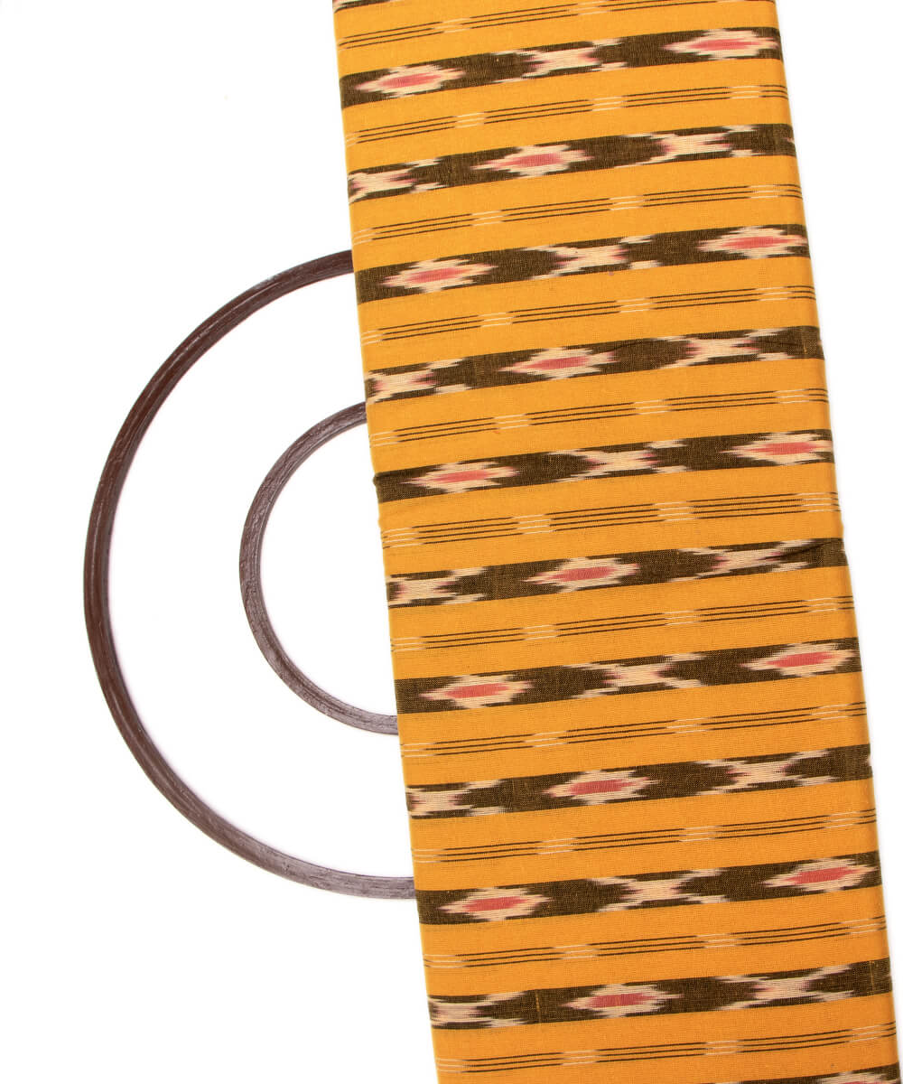 Weaved Ikat Cotton Handloom Fabrics Online Fabric