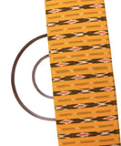 Yellow Color Ikat Cotton Fabric