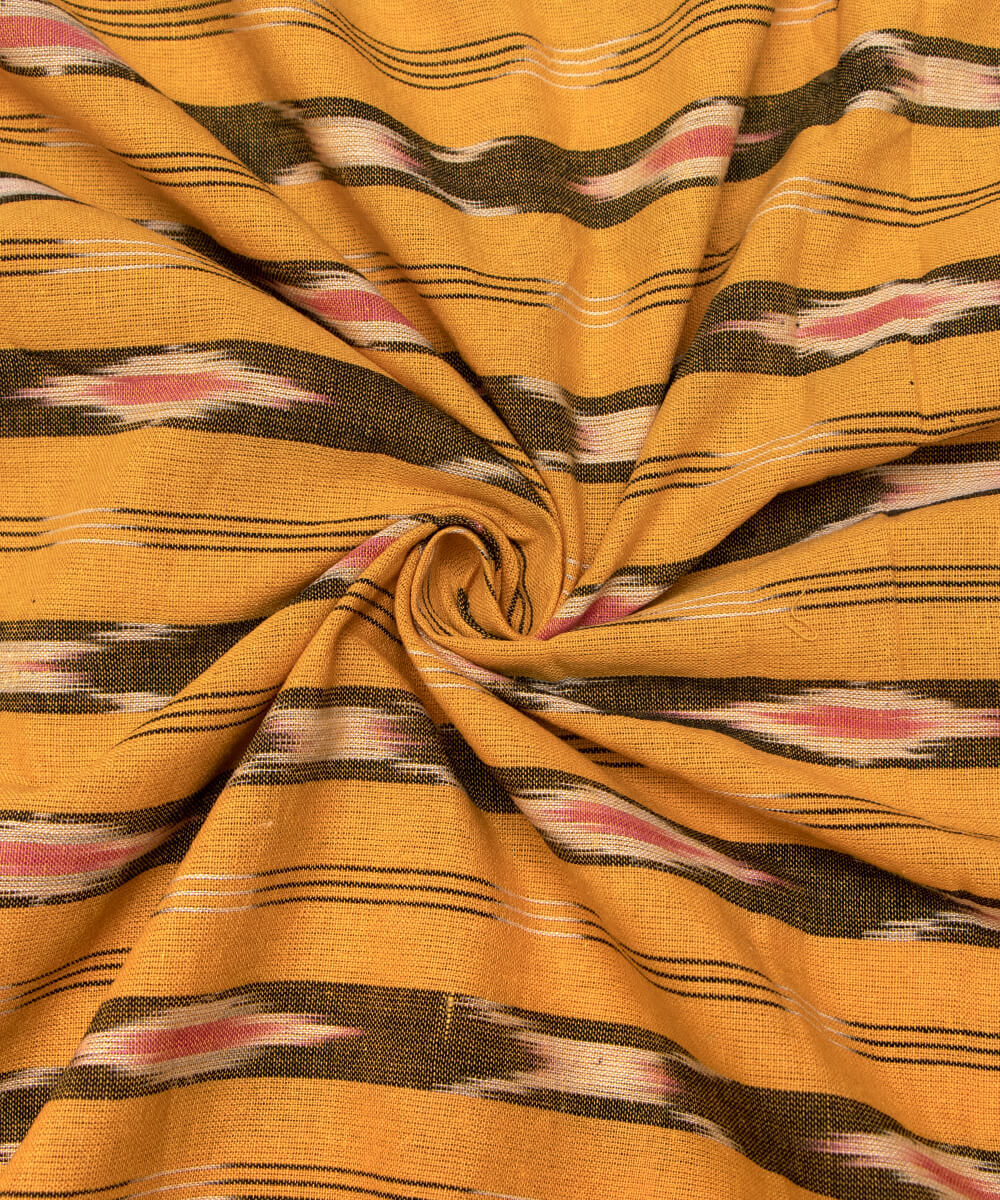 Weaved Ikat Cotton Handloom Fabrics Online Fabric