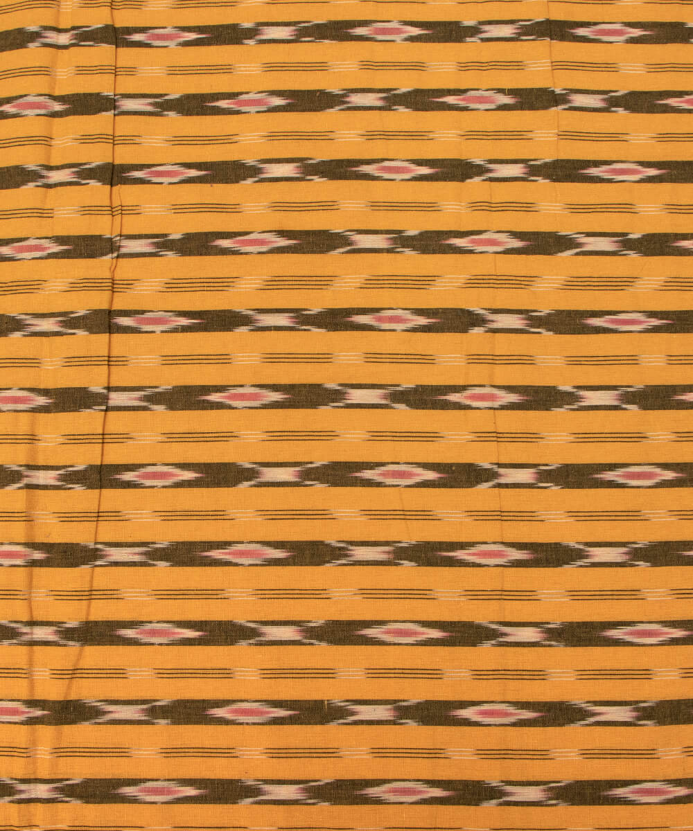 Weaved Ikat Cotton Handloom Fabrics Online Fabric