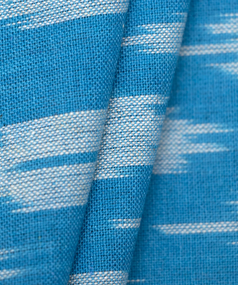 Weaved Ikat Cotton Handloom Fabrics Online Fabric