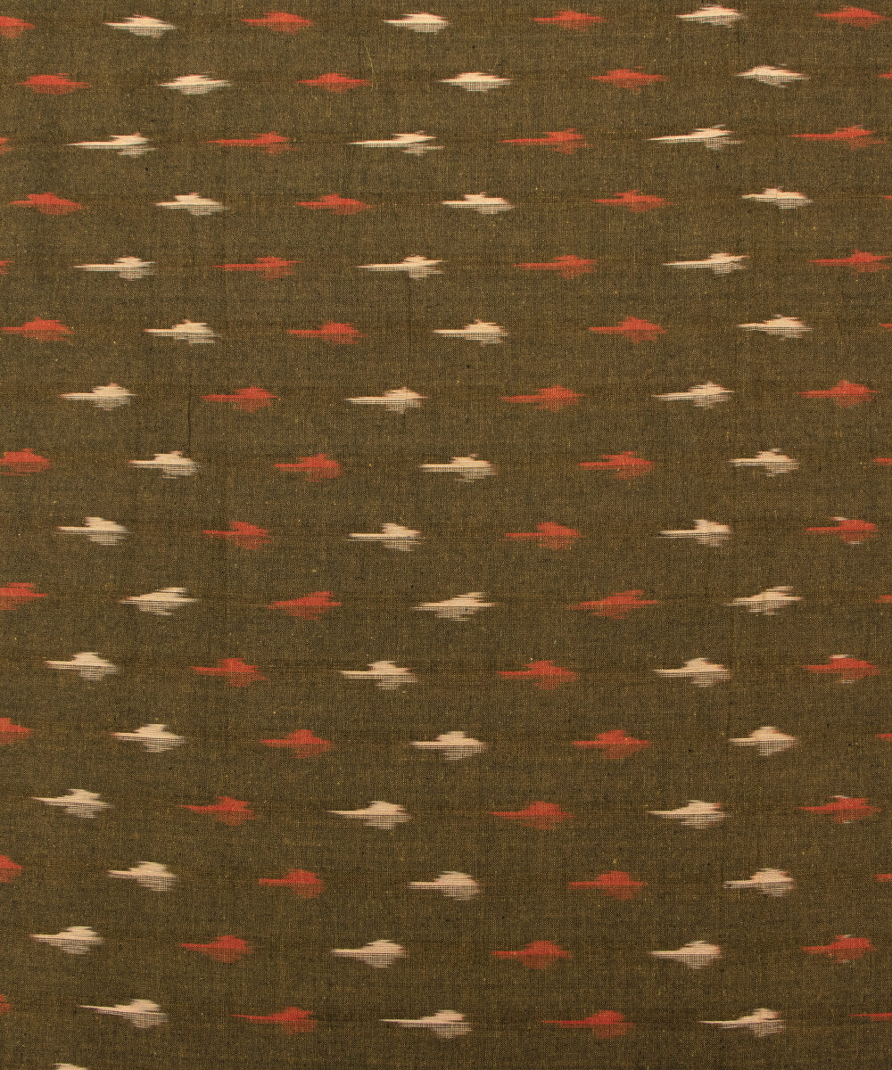 Weaved Ikat Cotton Handloom Fabrics Online Fabric