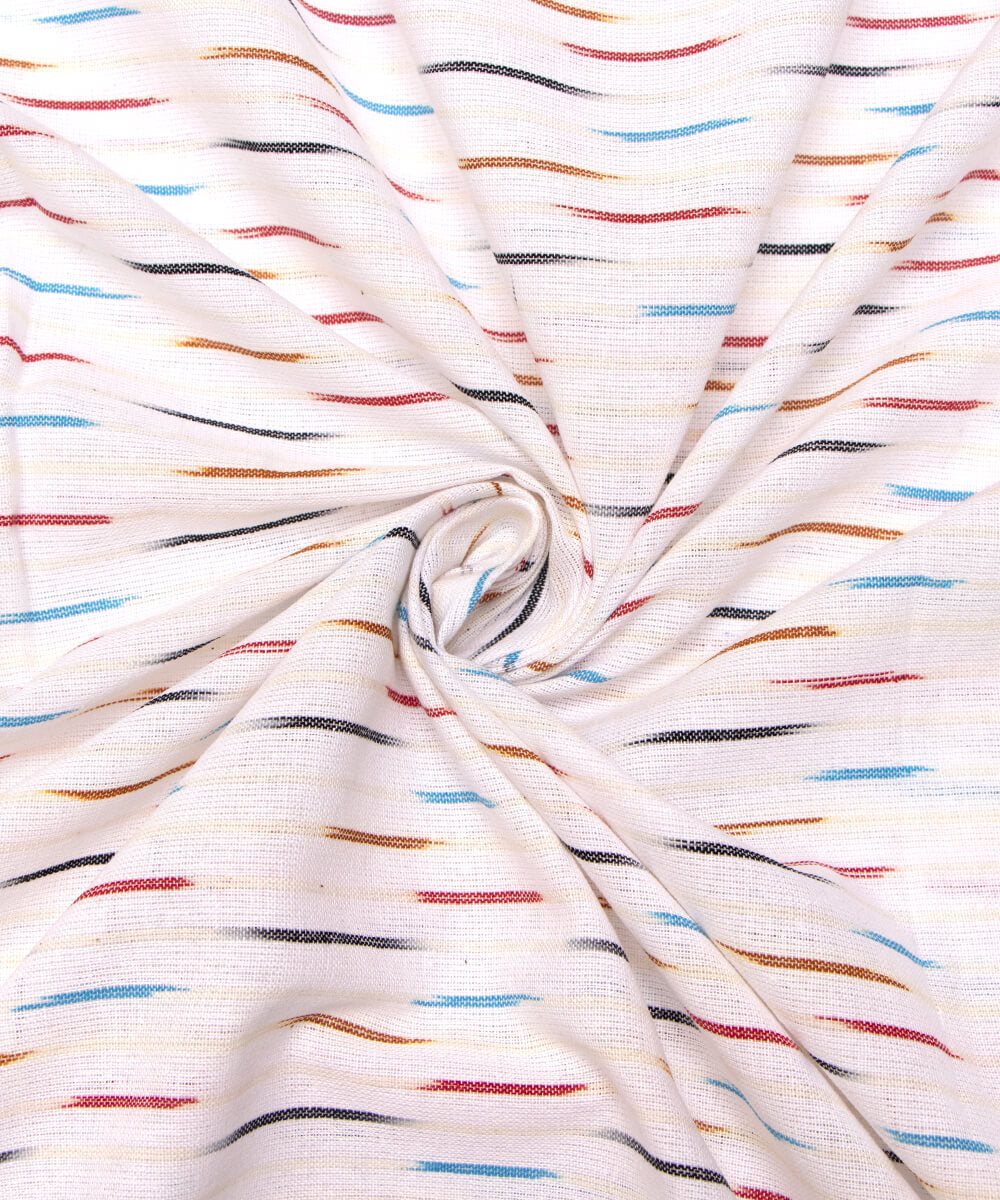 Weaved Ikat Cotton Handloom Fabrics Online Fabric