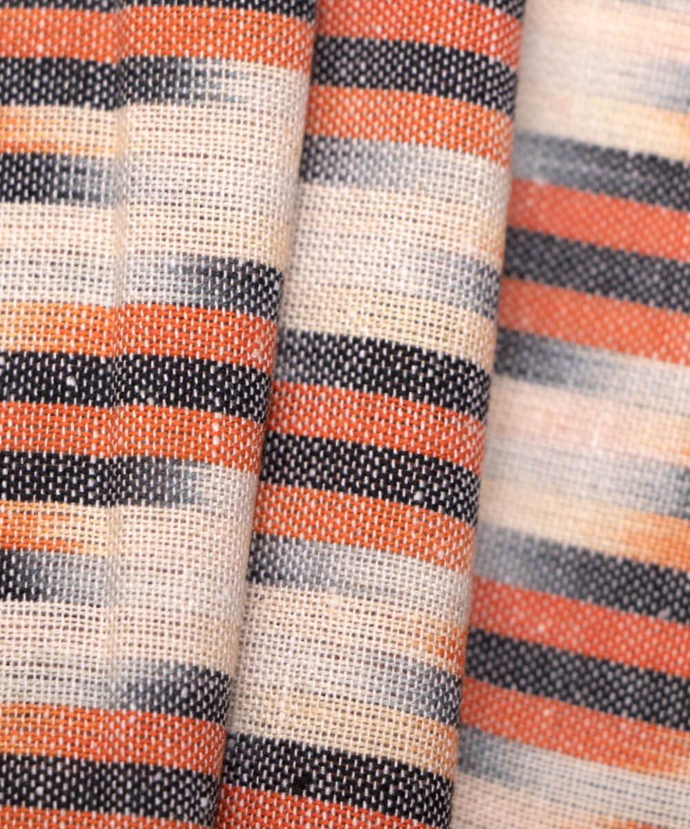 white Ikat fabric