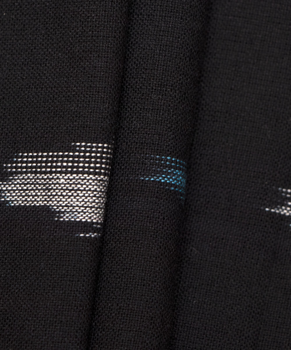 blue ikat material