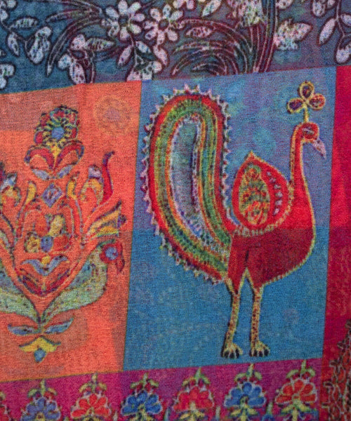 Bright Fuchsia Silk Double Georgette Fabric main image 1