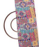 Multi Colour Abstract Print Georgette Fabric