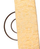 Light Yellow Color Thread Embroidery Modal Chanderi Fabric