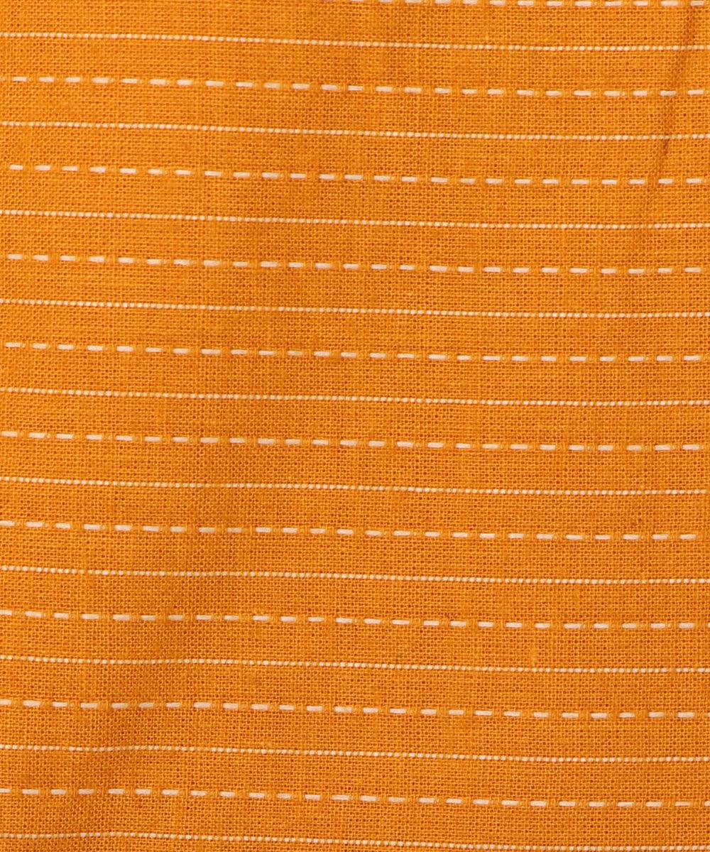 mustard colour plain kantha fabric