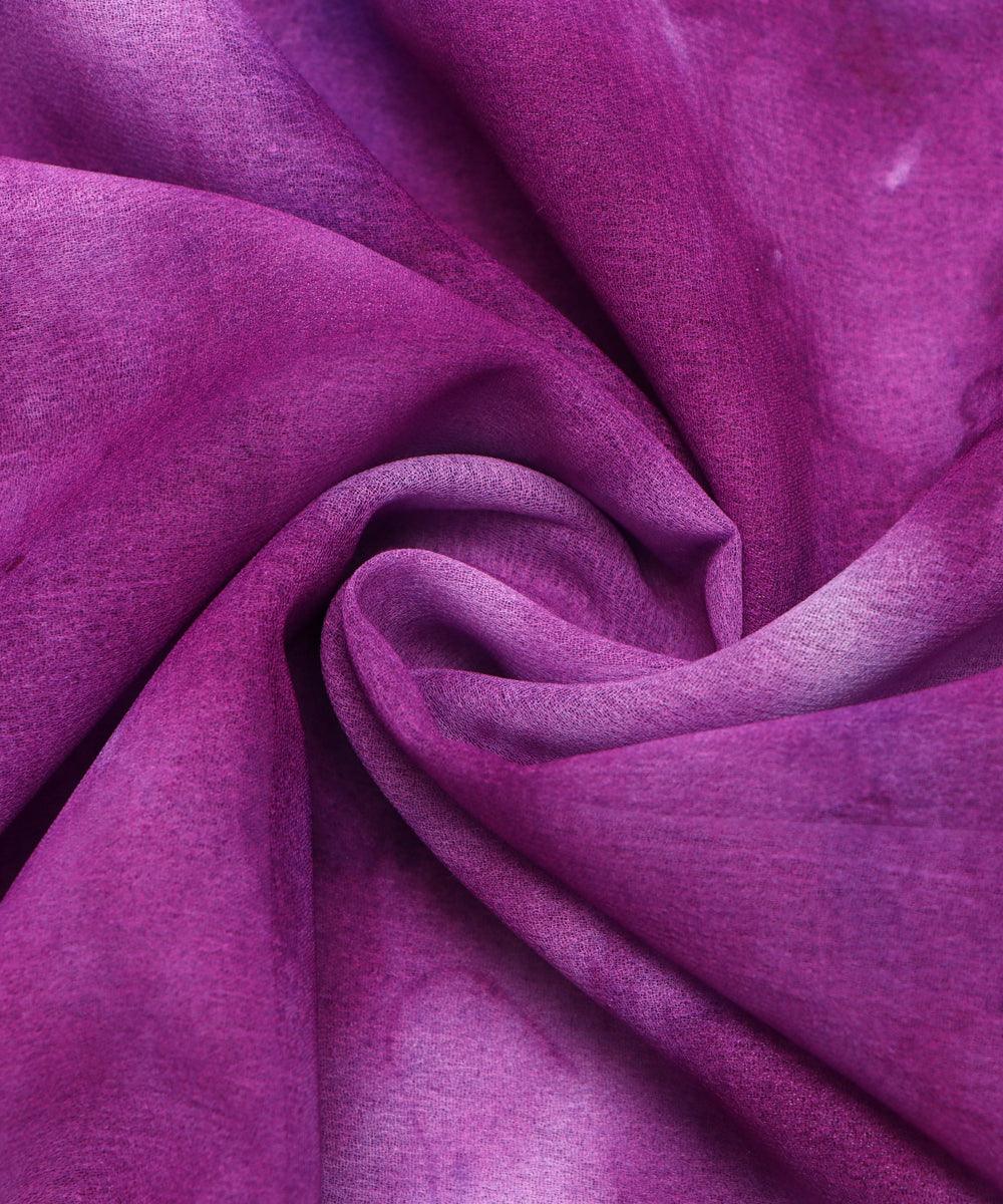 lavender colour viscose georgette fabric