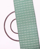 Green Colour Kids Print Cotton Fabric