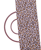 White Colour Animal Print Cotton Fabric