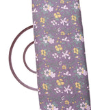 Grey Colour Floral Print Cotton Fabric