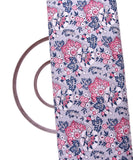 Aqua Blue Colour Floral Printed Cotton Fabric