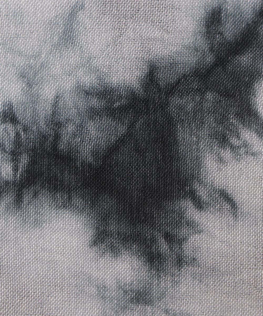 black tie dye print uppada silk fabric