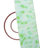 Light Green Colour Tie - Dye Print Uppada Silk Fabric
