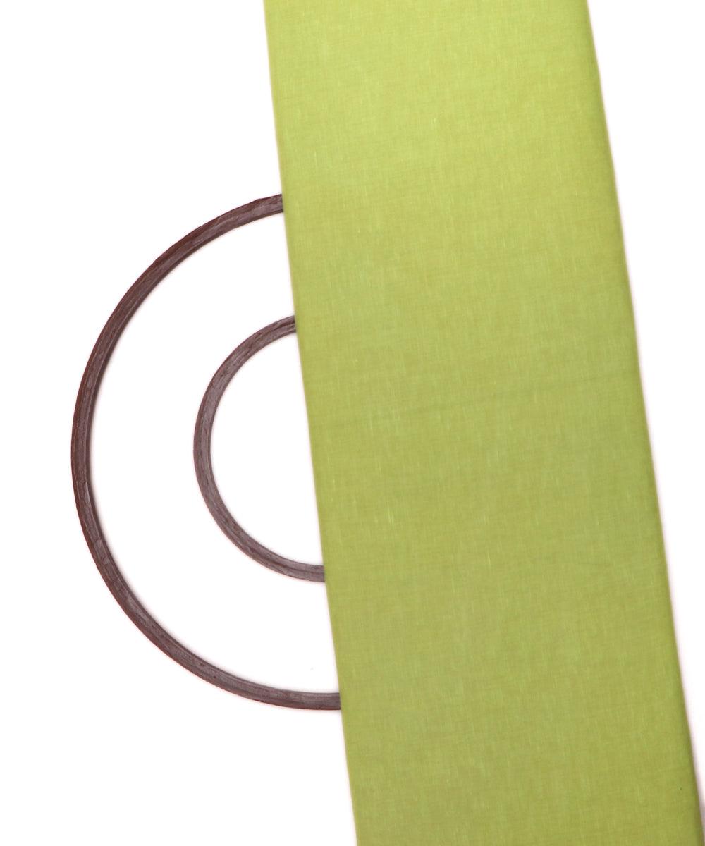 light green plain linen fabric
