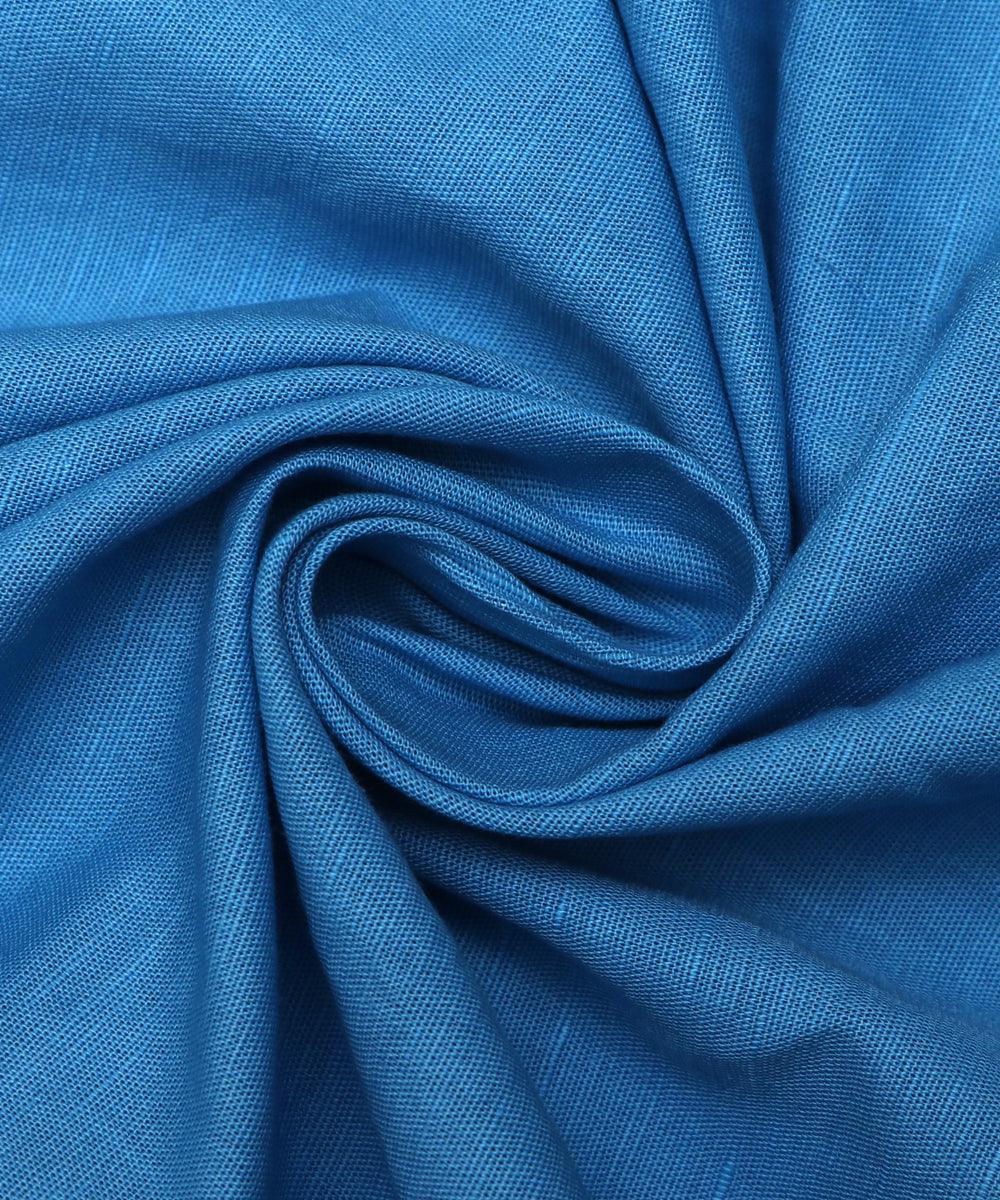 light blue plain linen fabric