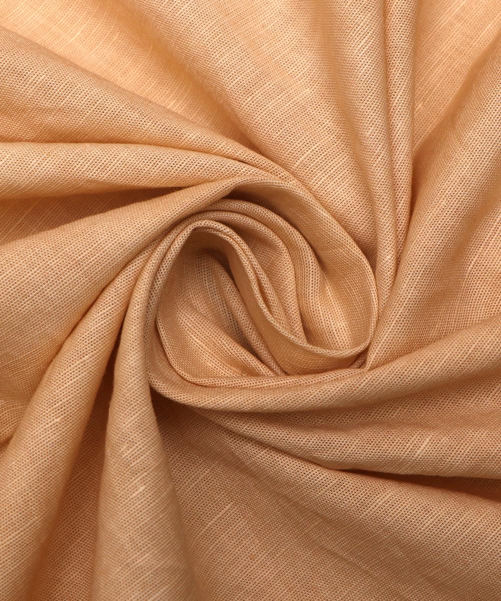 ivory plain linen fabric