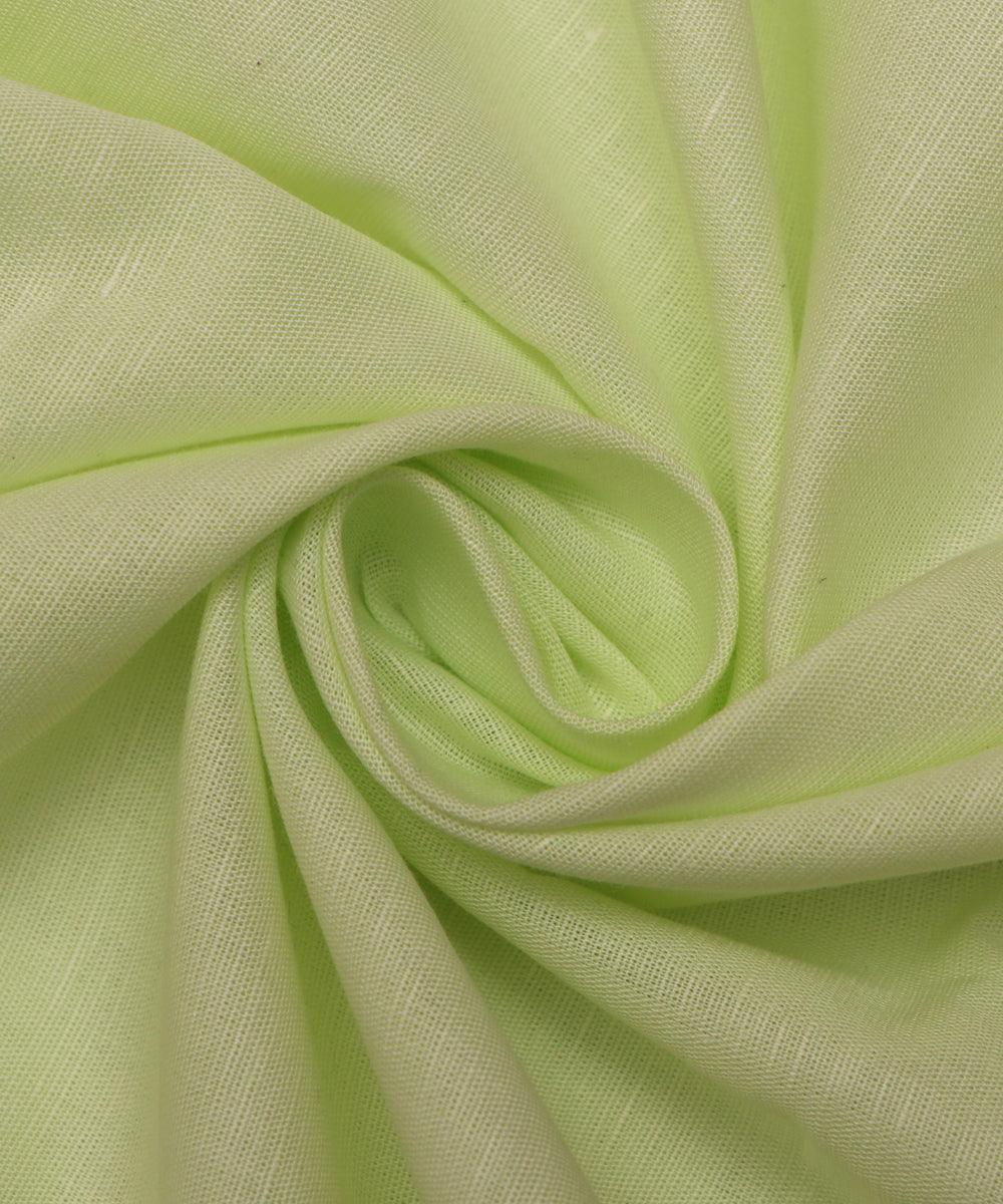 lime green plain linen fabric