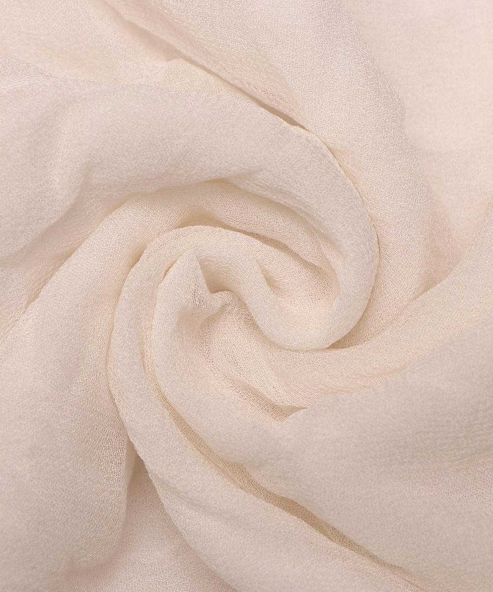 white dyeable pure georgette fabric 60 grams