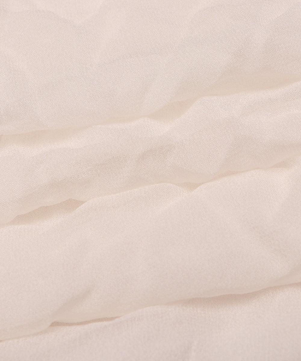 white dyeable pure georgette fabric 60 grams