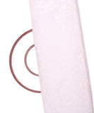 White Colour Plain Minky Fabric