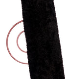 Black Colour Plain Minky Fabric