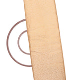 Golden Colour Flower Print Brocade Silk Fabric