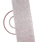 Silver Foil Pleated Satin Lycra Fabric