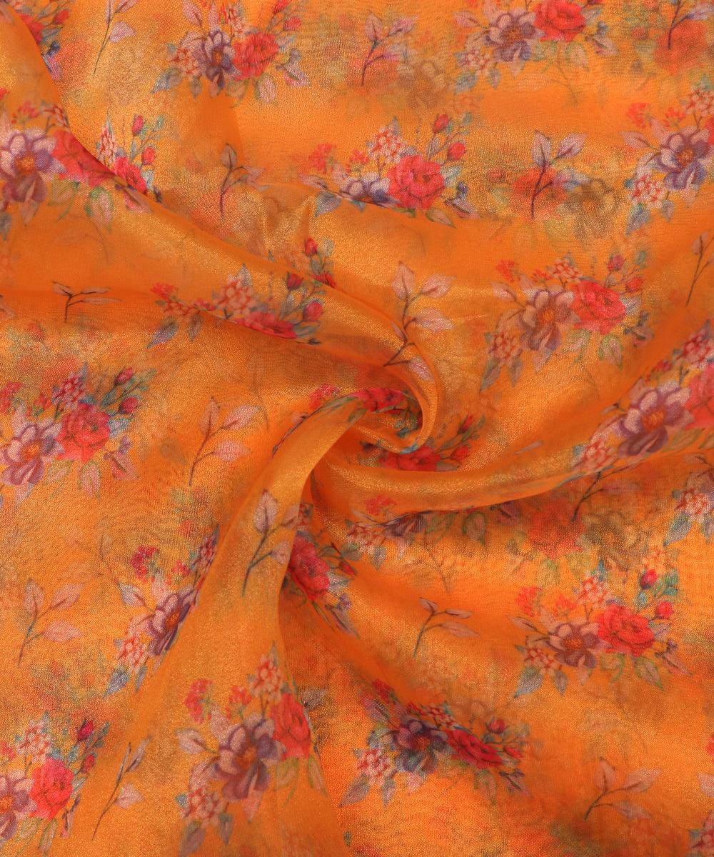 Premium Organza Printed Fabrics Online At Best Price