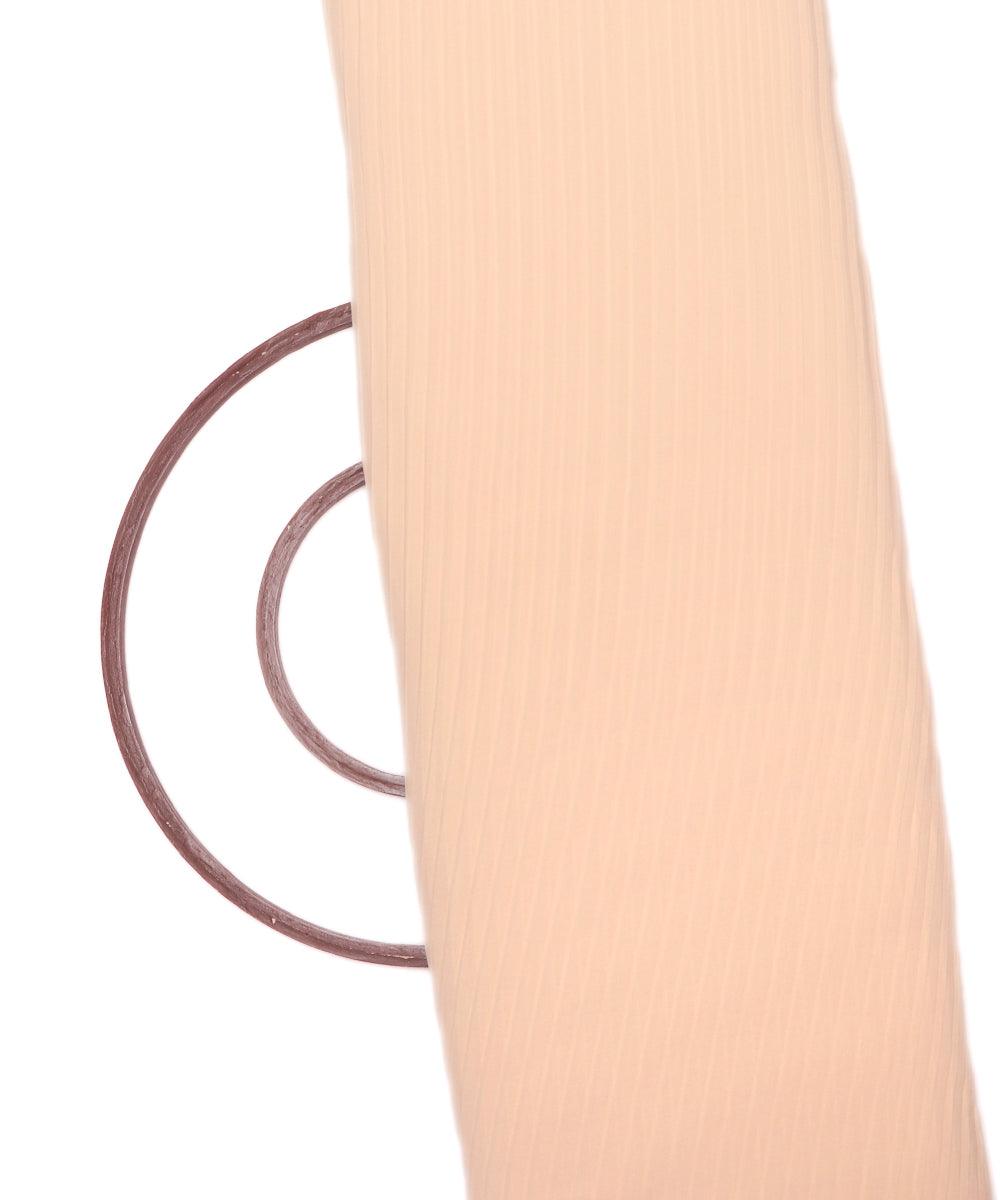 off white colour plain pleated georgette fabric