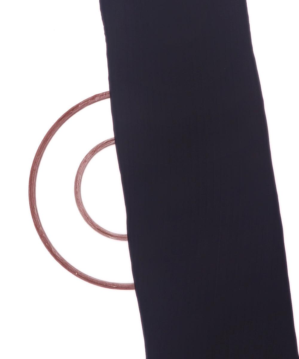 navy blue colour plain pleated georgette fabric