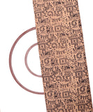 Off White Colour Warli Print Manipuri Silk Fabric