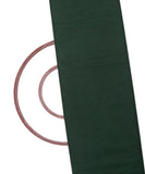 Bottle Green Colour Plain Net Fabric