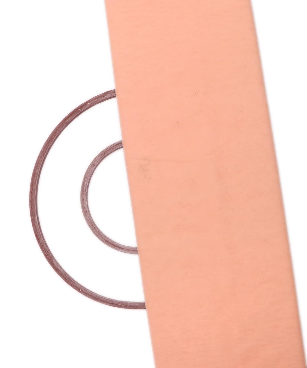 peach plain tissue net fabric