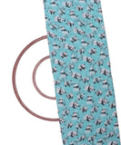 Light Blue Colour Kids Print Georgette Fabric