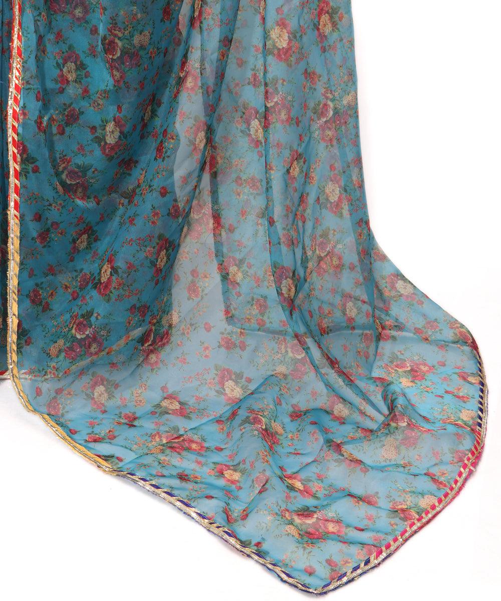 Black Silk Organza Fabric