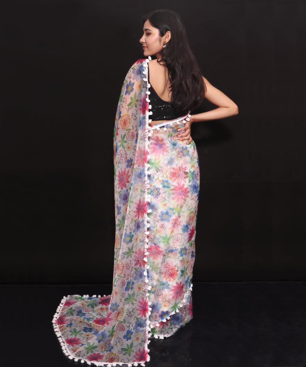 Premium Organza Printed Fabrics Online At Best Price