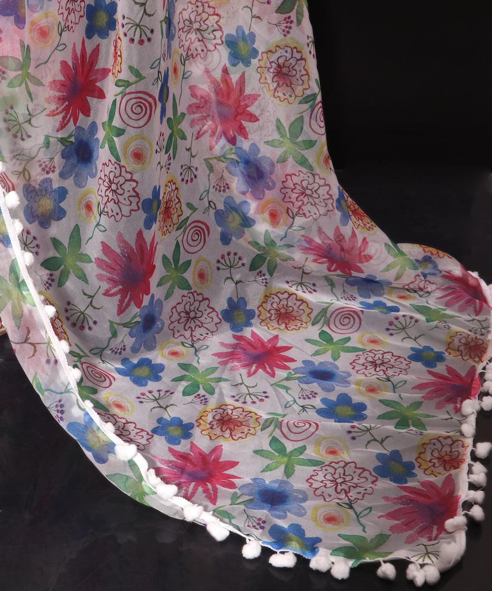 Premium Organza Printed Fabrics Online At Best Price